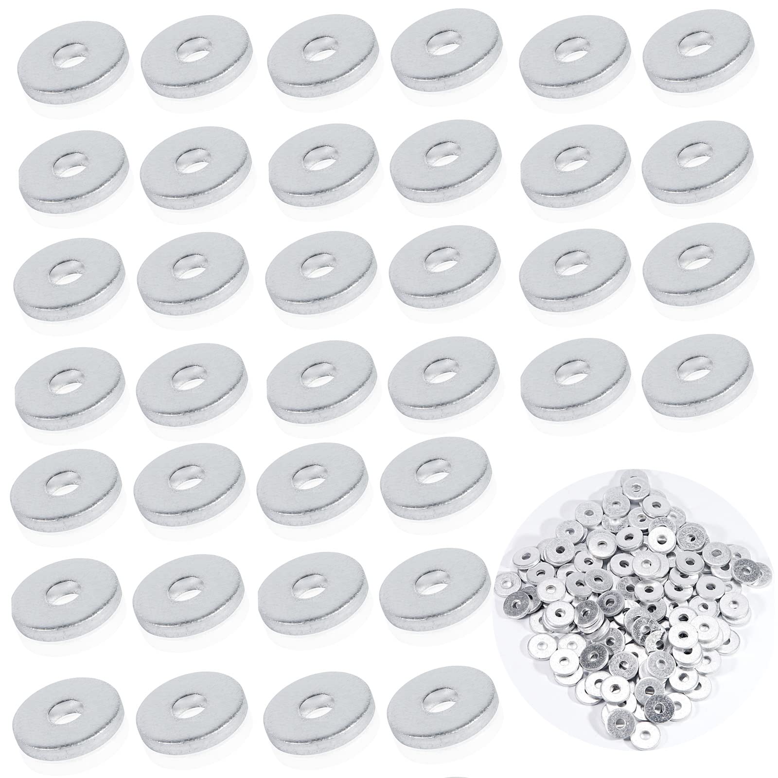 Aluminum Rivet Washers - 300 Pack -8 Aluminum Rivet Washers - 300 Pack -8