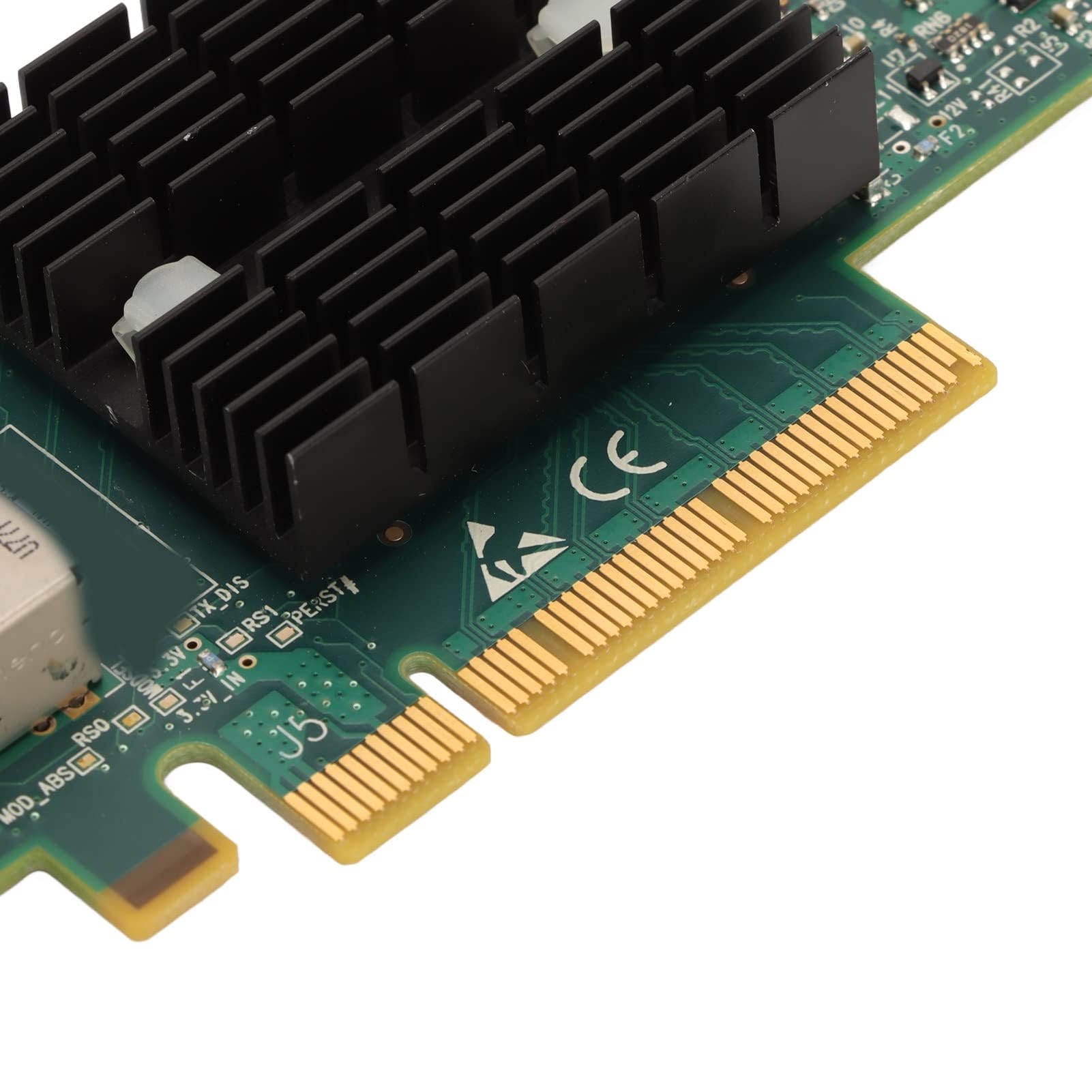 Dpofirs Carte Réseau 10 Go PCI E NIC, MNPA19XTR SFP+ Carte Réseau PCIE Adaptateur Réseau 10 Gbit/s Carte Réseau PCIE Canaux PCIE X8 pour Emplacements PCIE X8 et PCIE X16 pour Serveurs Informatiques