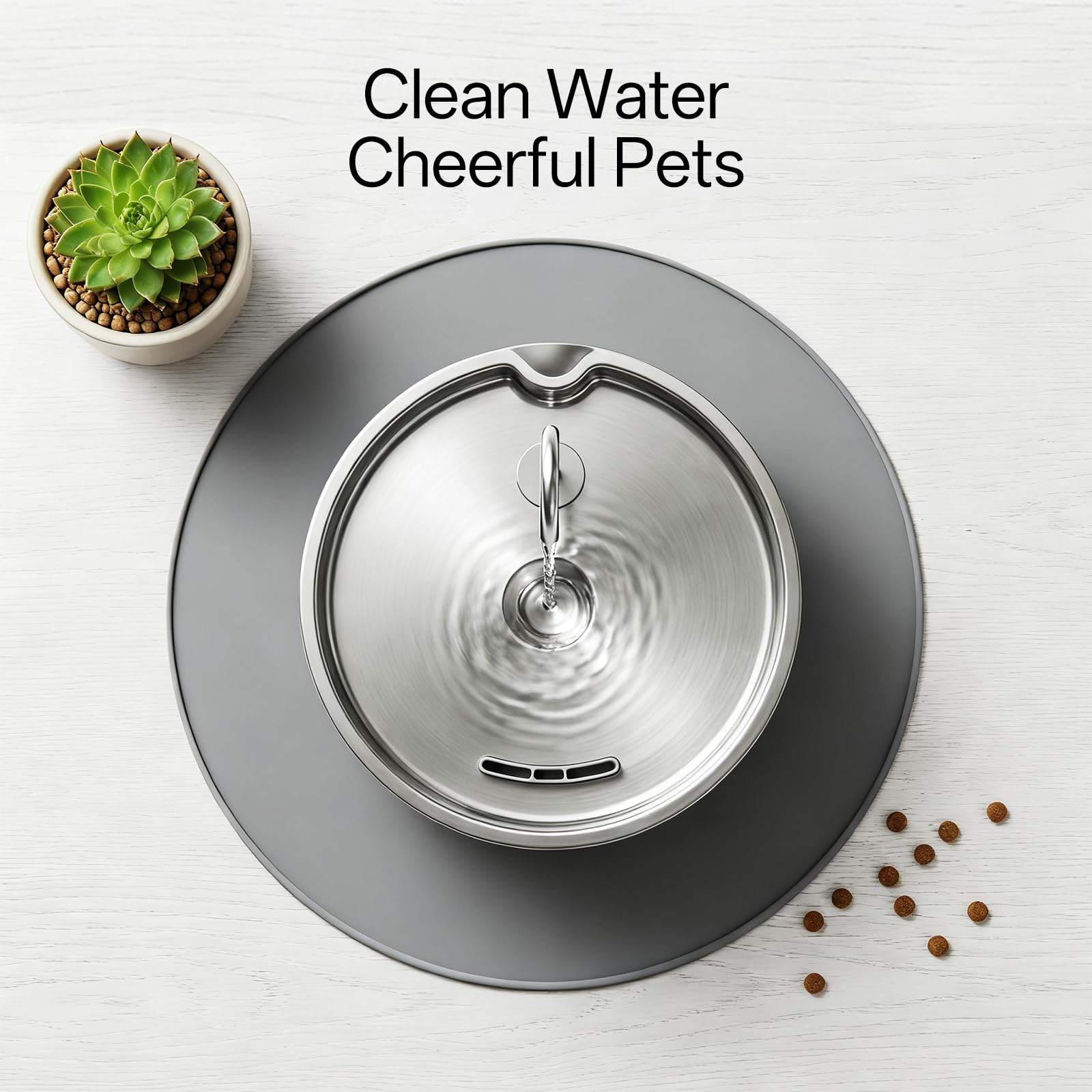 Fontana di acqua del cane dell'acciaio inossidabile 12L con la