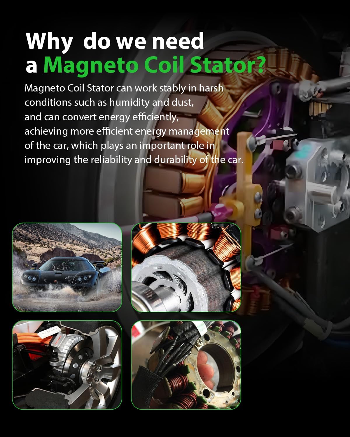 SCITOO 31401-35F10 Magneto Coil Stator+Voltage Rectifier 2001-2004 for Suzuki GSXR1000 2001-2005 for Suzuki GSXR600