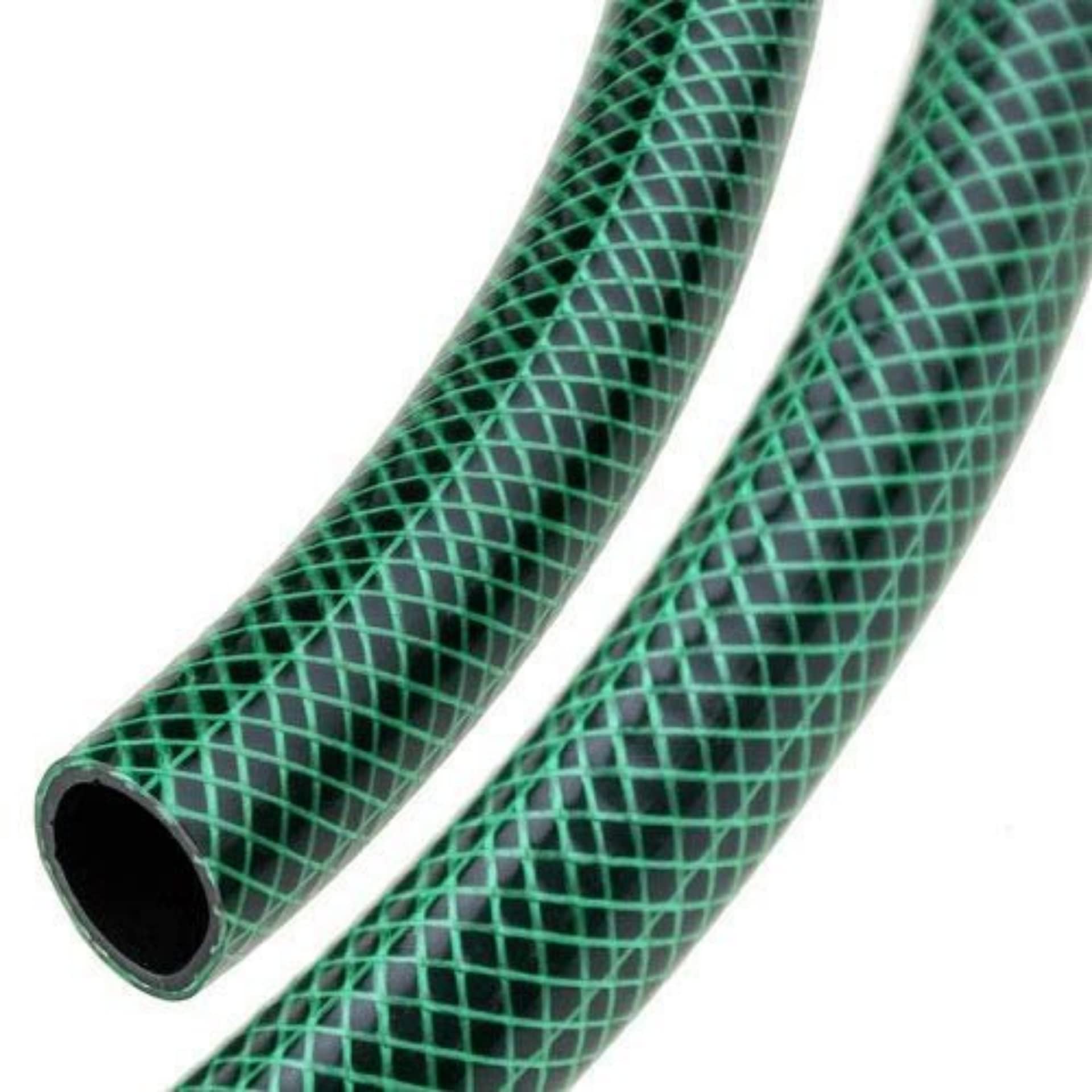 Riegolux 331020 Kit Manguera Batterie con Accesorios, Verde, 25 m