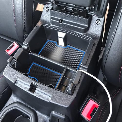 Miniatura 6 de TACOBRO Organizador de consola central compatible con accesorios Jeep Wrangler JL y JLU 2018-2023 2024 2025, Gladiator JT Truck 2020 2021 2022-2025