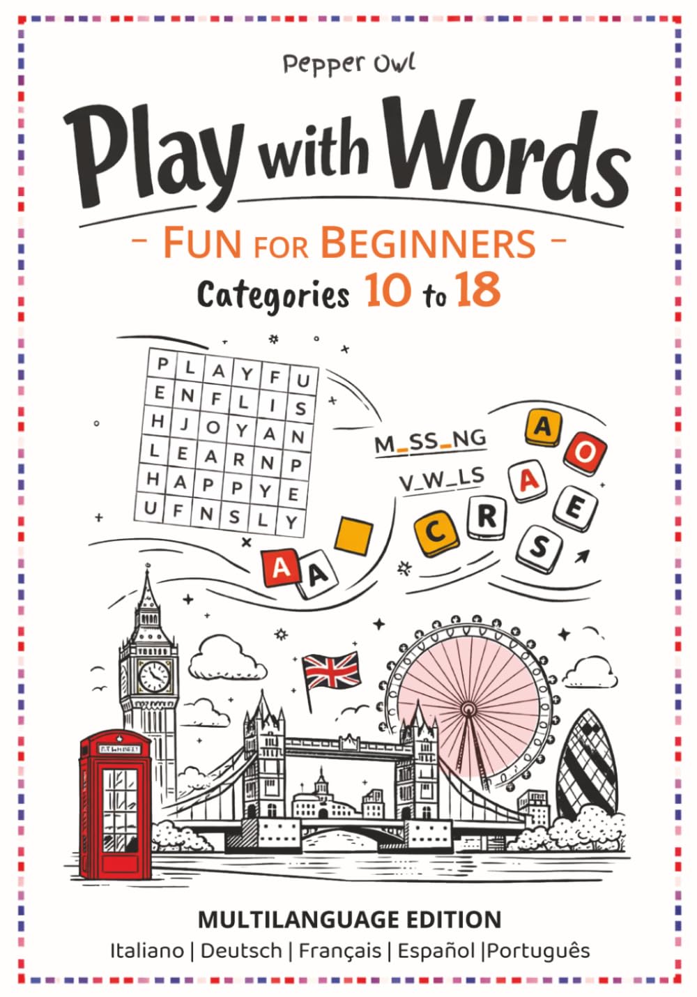 Play with Words: English Level A1/A2: Fun for Beginners – Categories 10 to 18