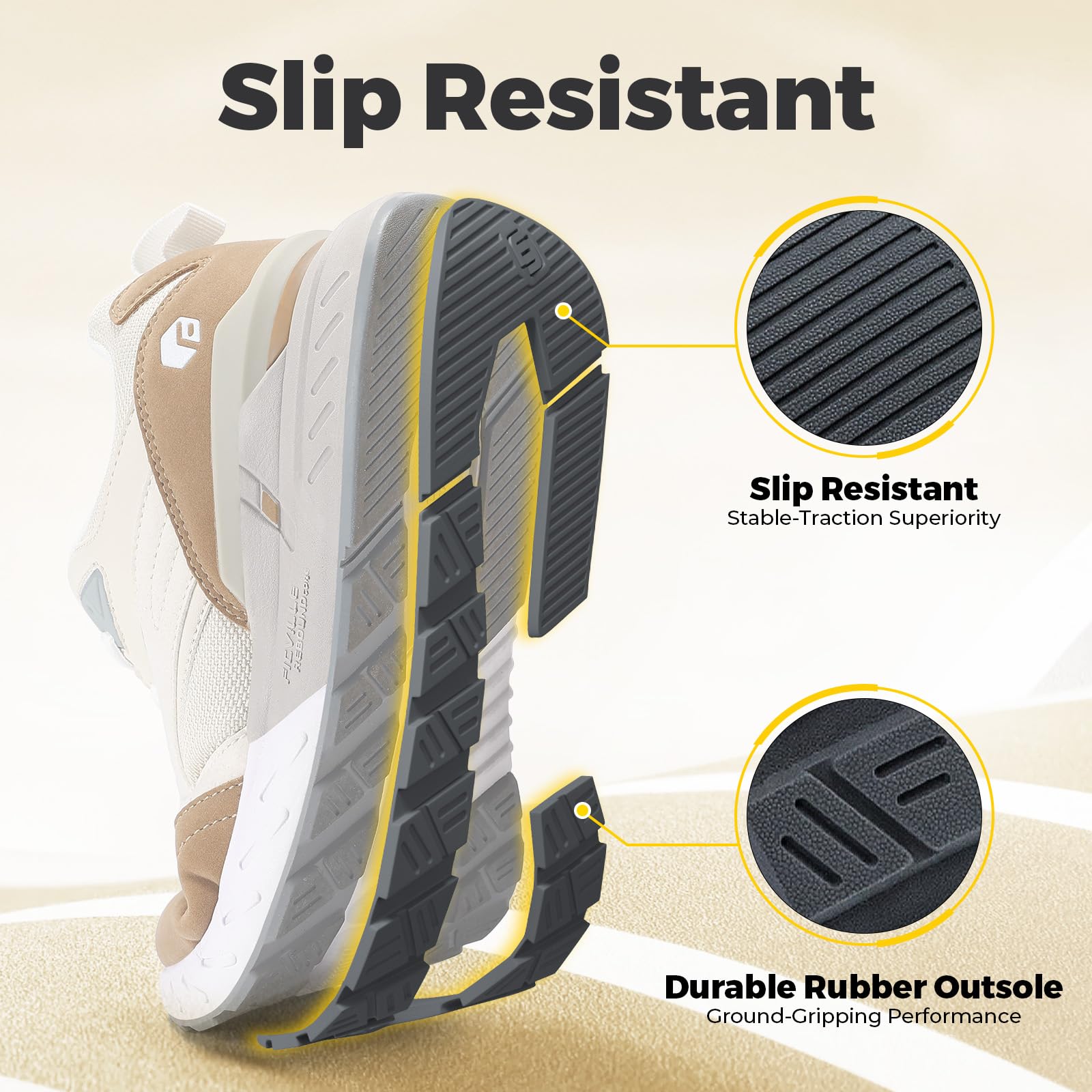 FitVille Scarpe da Ginnastica Donna Larghezza Ampia, Comode per Camminata e Jogging - Leggere Scarpe Sportive Fitness per Piedi Larghi