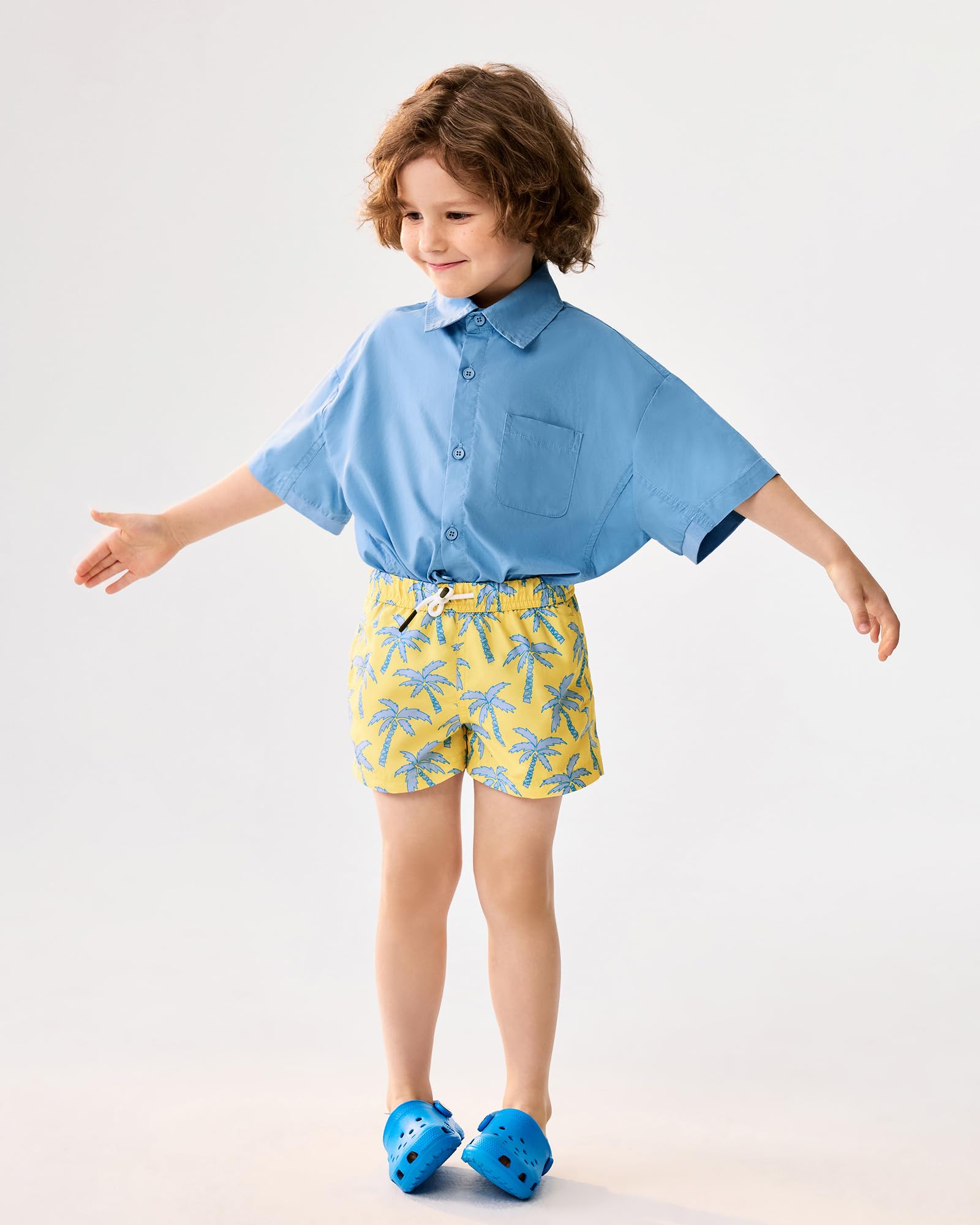 maamgic Costume da bagno per bambini e ragazzi, costume da bagno per bambini | Fodera in rete, morbido, traspirante, leggero, costume da bagno per bambini
