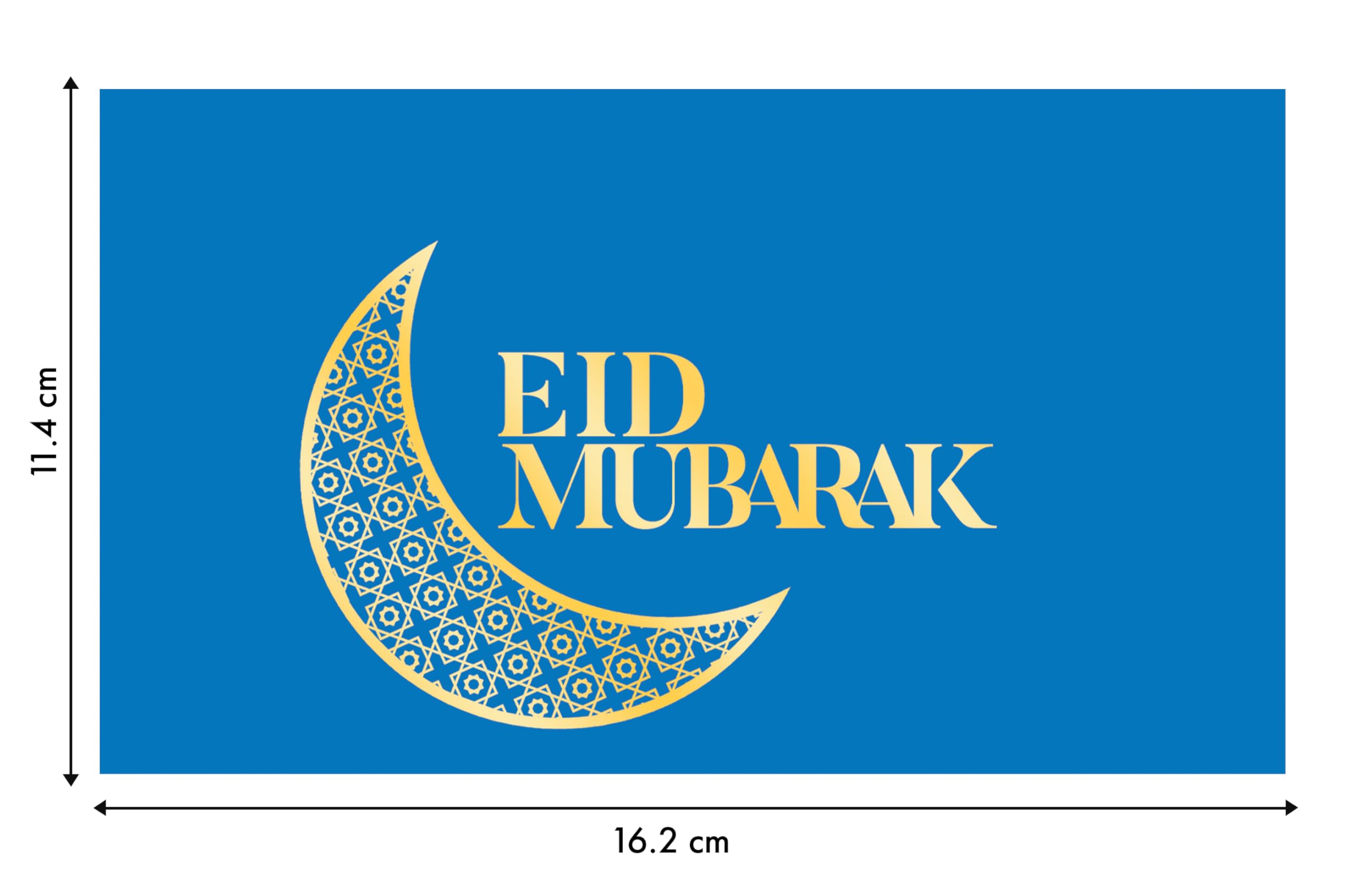 Giftinghouse Eid Cards Multipack with Money Envelopes Pack of 12, Gold Foil Eid Mubarak Cards - Image 3