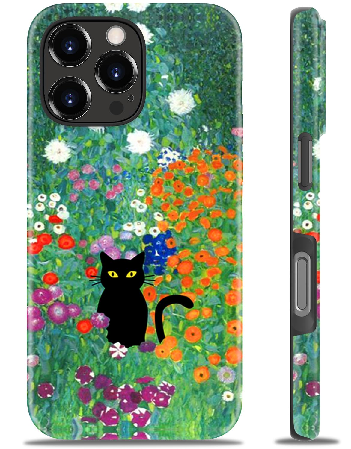 LUXMERRY for iPhone 16 Pro Max Case Cute - Wireless Charging Compatible - Dual-Layer Hard Shell + Silicone Cover - Protective Phone Case Aesthetic