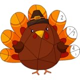 Thanks Giving Poly Art - Color by Number Animated Brain Puzzle