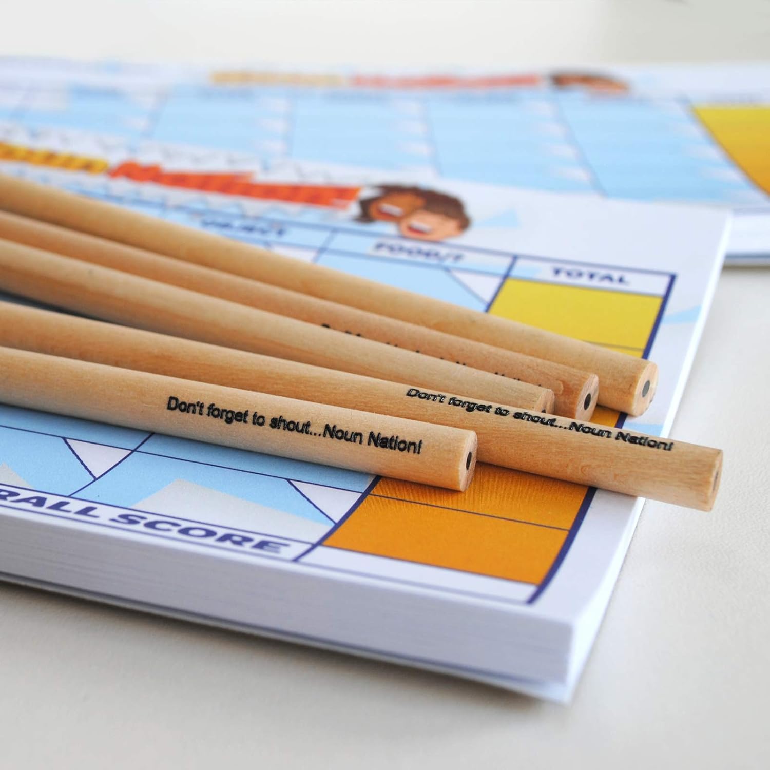 Noun Nation! Board game. A fun and hilarious family word game to play