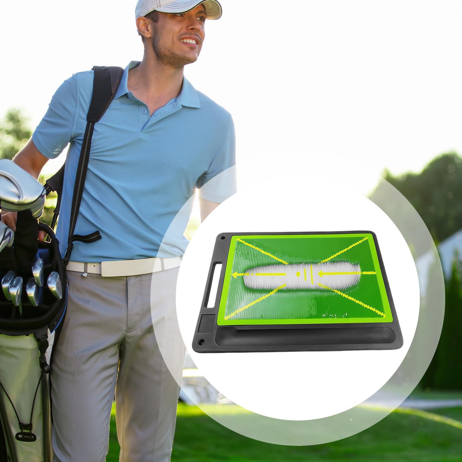Golfmatte – Golf-Trainingsmatte, Golf-Übungsmatten, synthetischer Rasen