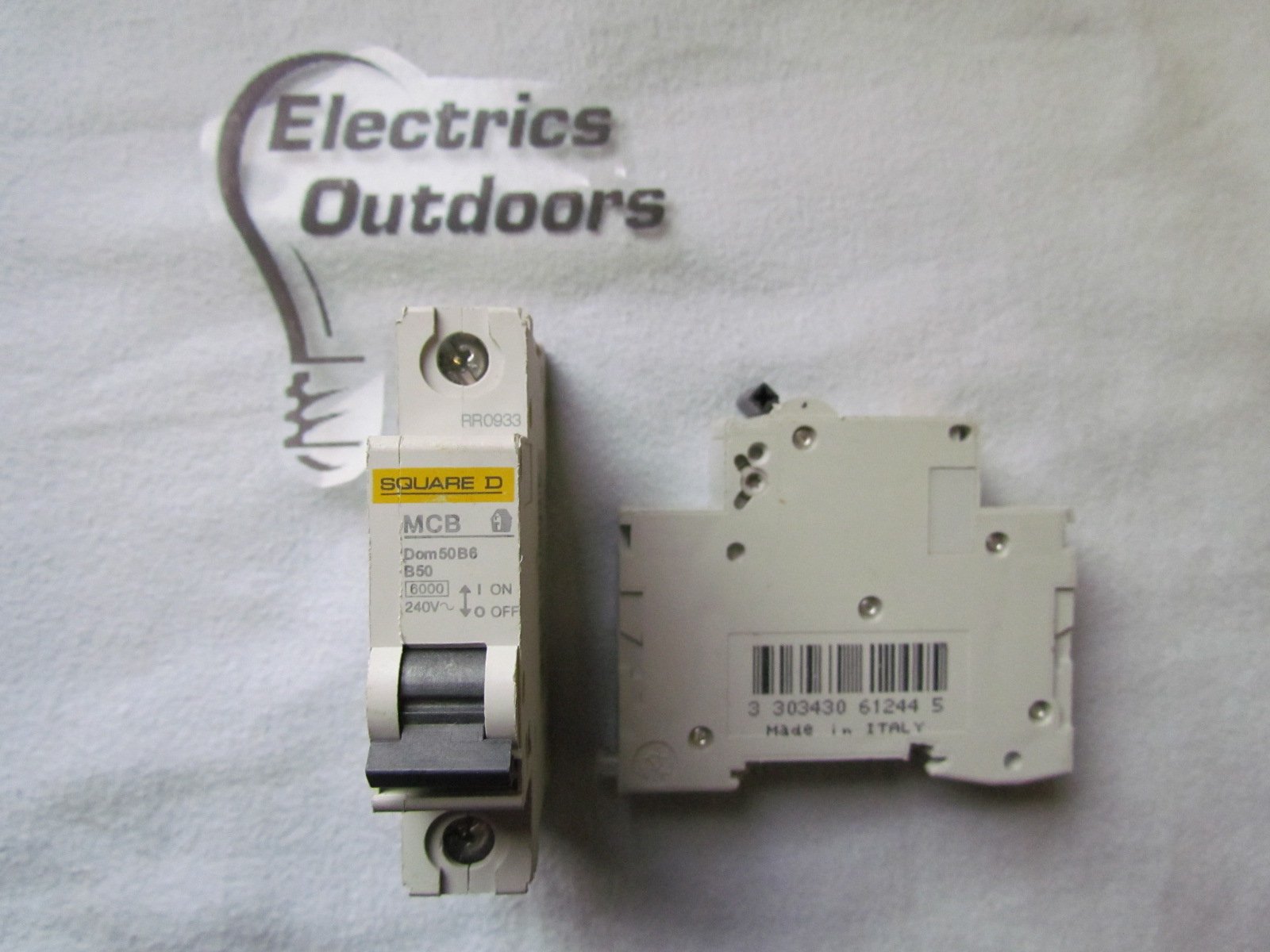 Square D DOM50B6 - 50a Type B Single Pole MCB