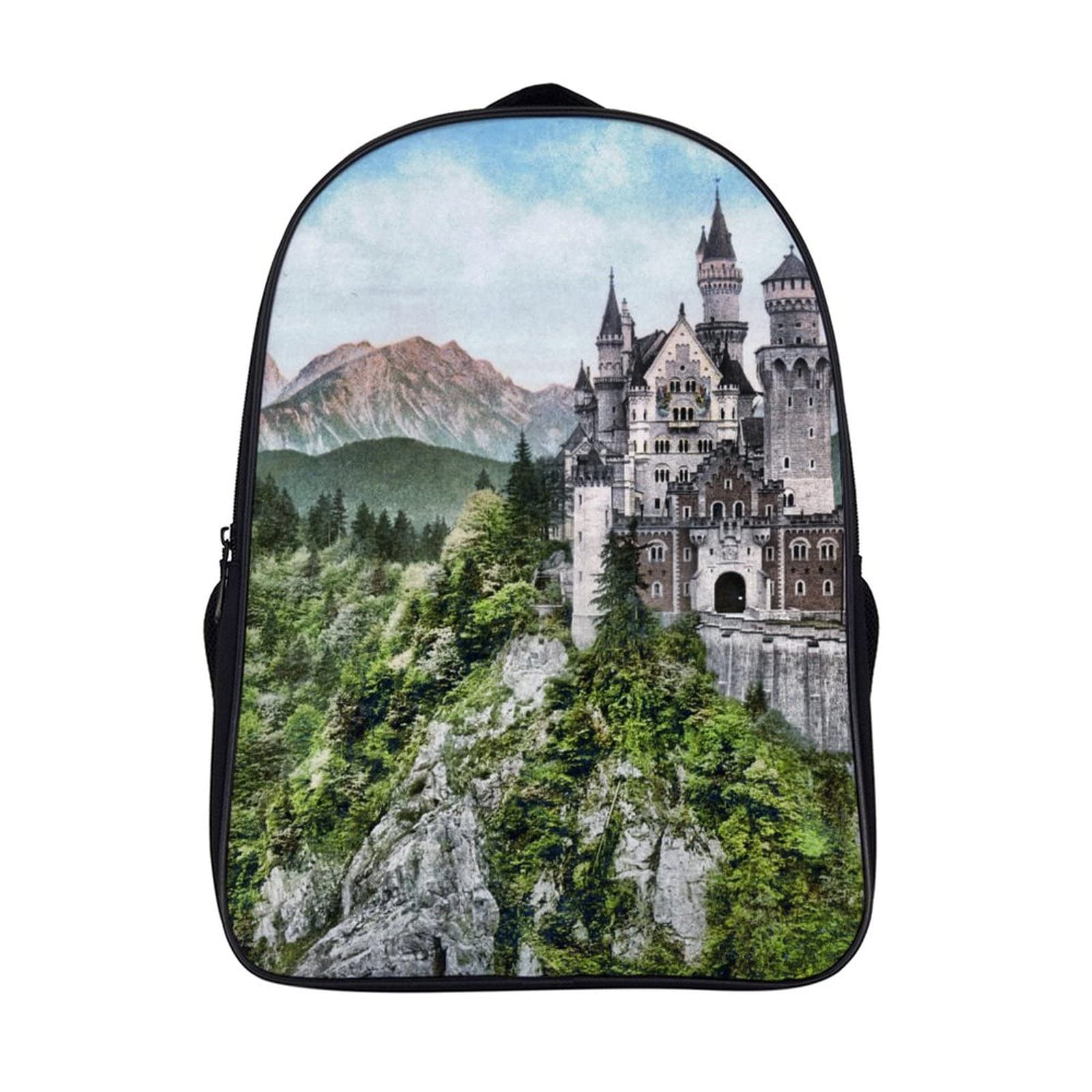 Sac à dos d'école enfants grand volume 40cm avec motif 3D et bretelles confort