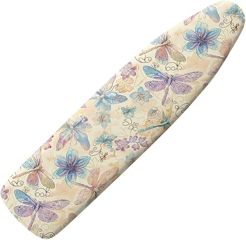 Miniatura 6 de Plam Trees - Tabla de planchar y cubierta, acolchado grueso, resistente al quemado, accesorios de cubierta para tabla de planchar, 54 x 15 pulgadas,