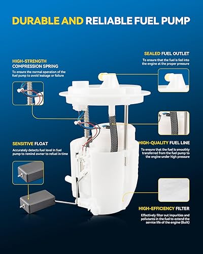 Miniatura 249 de PHILTOP Electric Fuel Pump Assembly Fits For Chevrolet S10 1985-1991, GMC S15 1985-1990, GMC Sonoma 1991, GMC Syclone 1991, SP06B1H