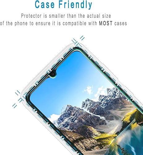 Miniatura 6 de HPTech Protector de pantalla de vidrio templado diseñado para Samsung Galaxy A13 5G, fácil instalación, sin burbujas, compatible con fundas