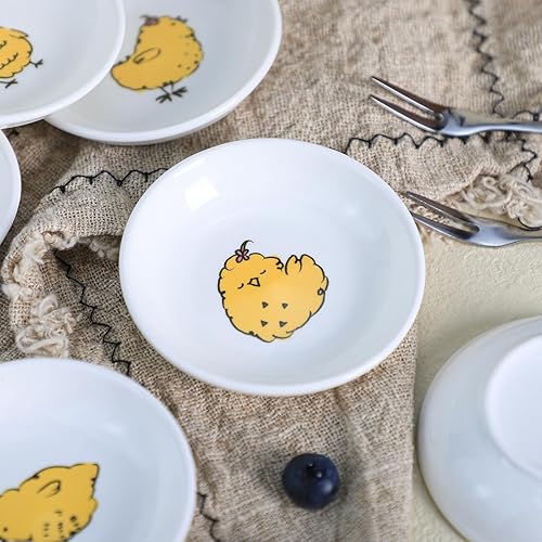 Miniatura 5 de Lindos platos de condimentos de animales de dibujos animados, platos de salsa, cuencos de sushi, platos de aperitivos para gatos pequeños, plato