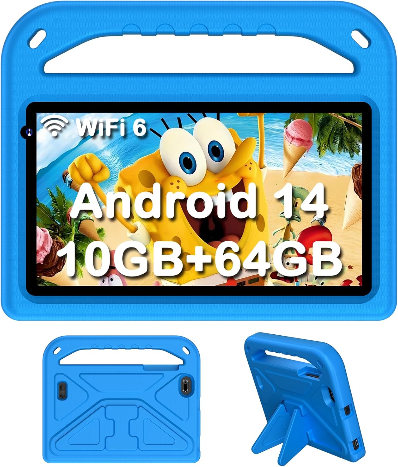 DMOAO para Niños 7 Pulgadas, Tablet Niños Android 14 con 5G Wi-Fi 6 ...