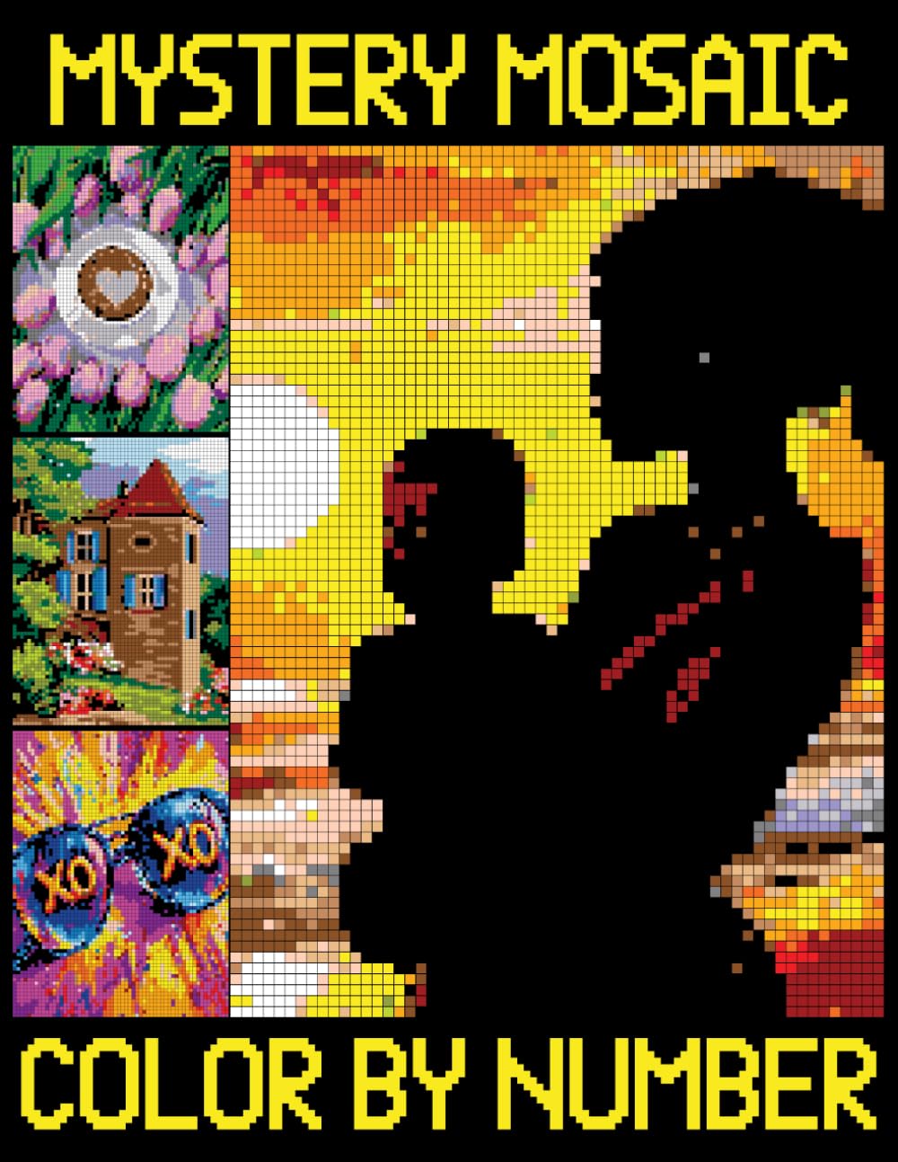 Mystery Mosaics Color By Number: A Fun and Relaxing Stress-Relief Gift, Color Quest Challenge to Reveal Hidden Pictures