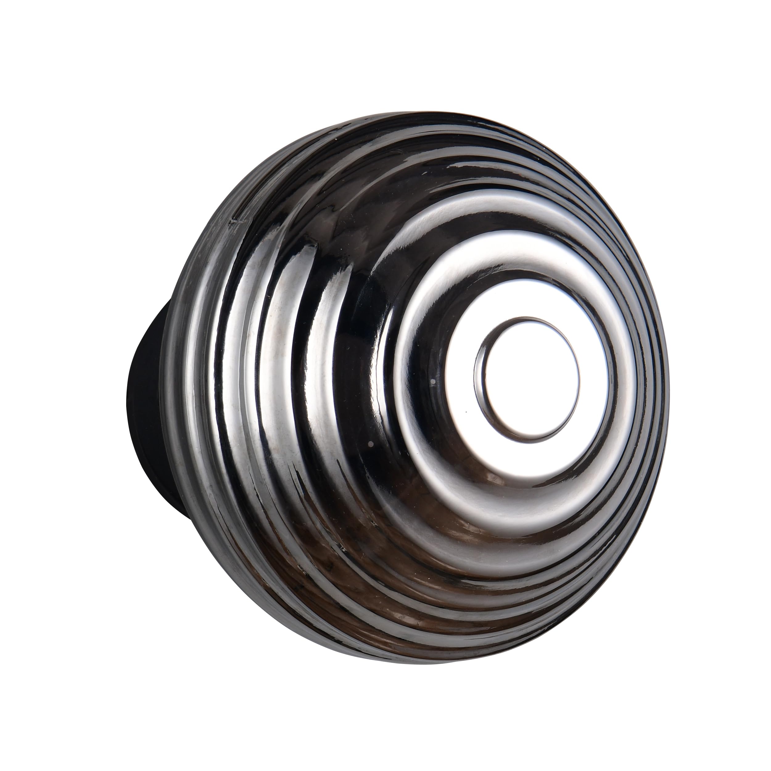 Reality Leuchten Earl R27771154 LED Battery-Powered Wall Light Metal Matte Black Glass Smoked with 1.5 Watt LED 4X Touch