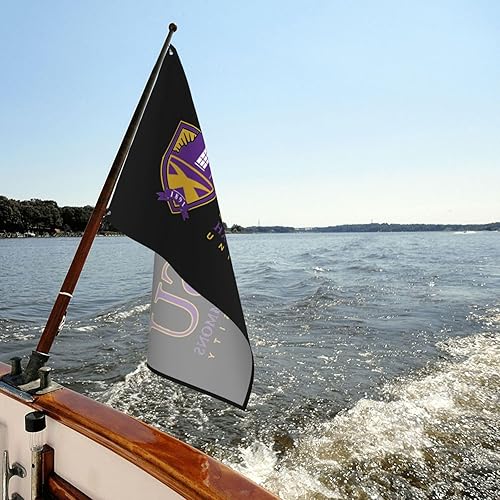 Miniatura 9 de Hardin-Simmons - Bandera decorativa para exteriores con logotipo de la universidad, de 3 x 5 pies, bandera de jardín, bandera individual para