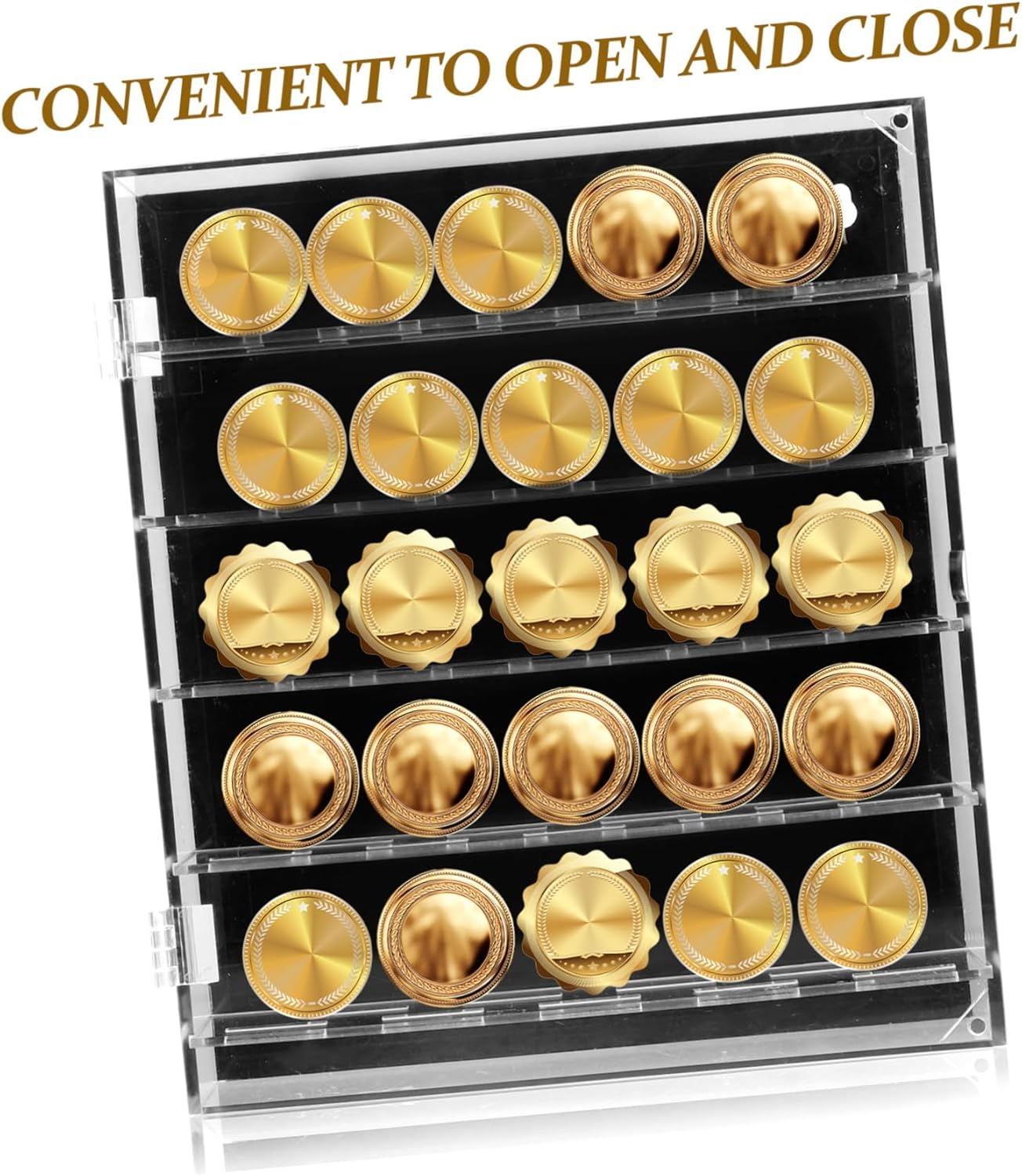 Clear Display Case Holder for Collectors Protects Against Scratching Attractive Transparent Design for Easy Viewing