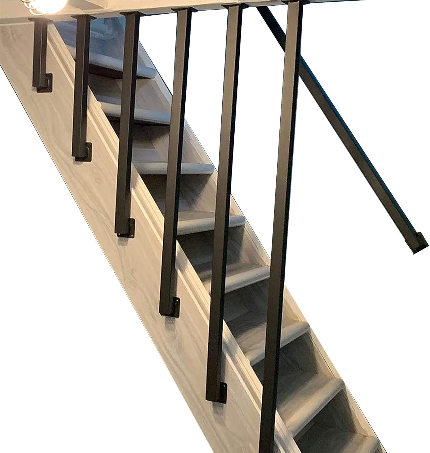 Amazon.com: Lanmmraifc Stair Handrail - Metal Staircase Banister ...