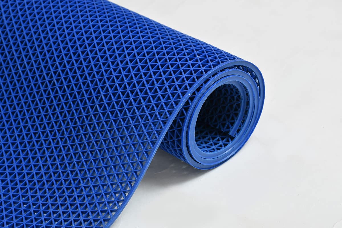 Orchid Homz Anti Skid Rubber Bathroom Mat (Blue, 4x2 Feet) (B09D3QLSJC) Amazon Price History, Amazon Price Tracker