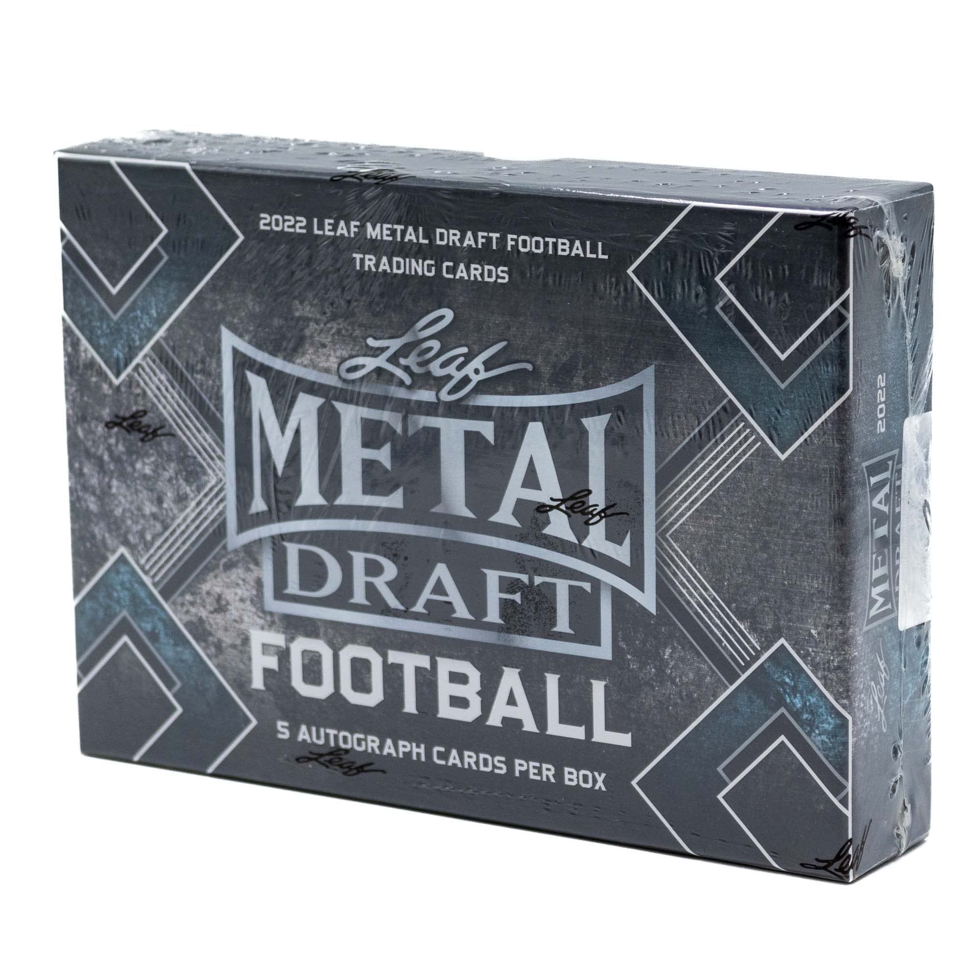 Amazon.com: 2022 Leaf Metal Draft Football Hobby Box : Everything Else