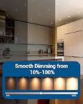 DEWENWILS 10-Pack GU10 LED Bulb Dimmable, 3000K Warm White GU10 Bulb Replacement for Track Lighting, 500LM, 7W(50W Equivalent) LED Light Bulb for Kitchen, Range Hood, Living Room, Bedroom