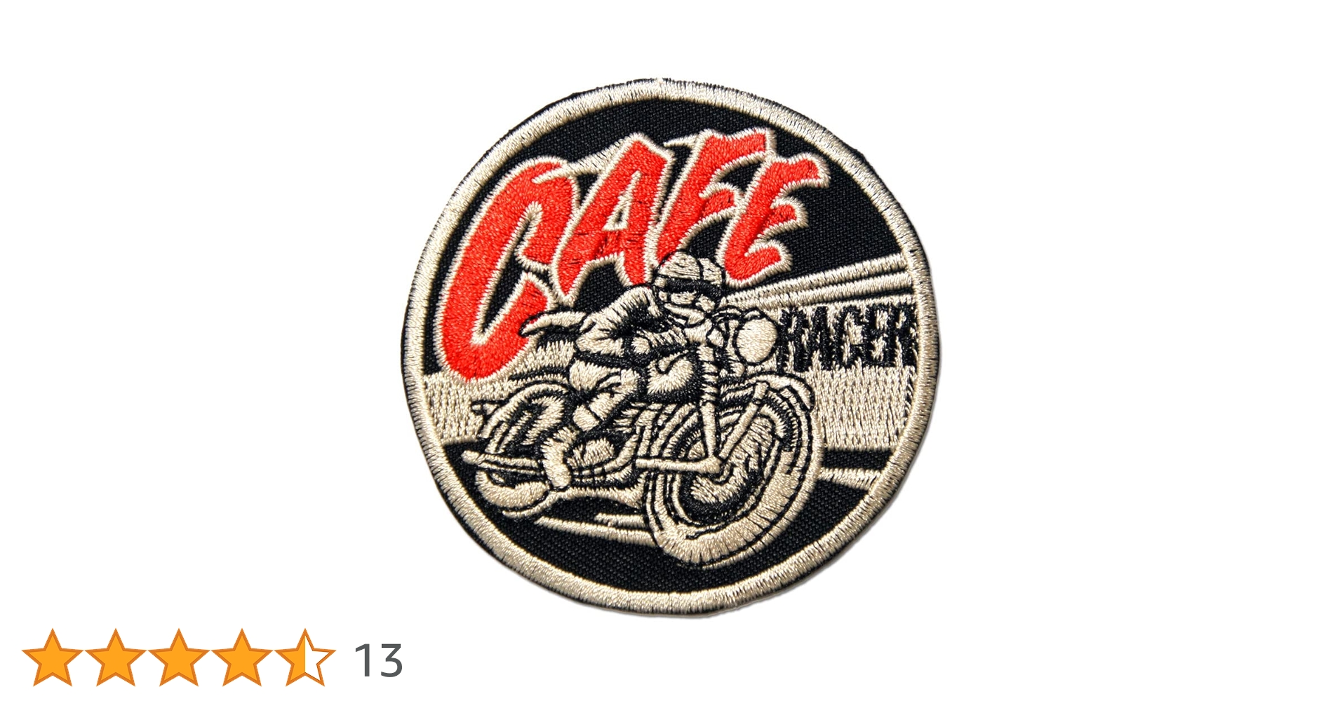 Amazon.co.jp: 刺繍アイロン バイカーワッペン【CAFE RACER