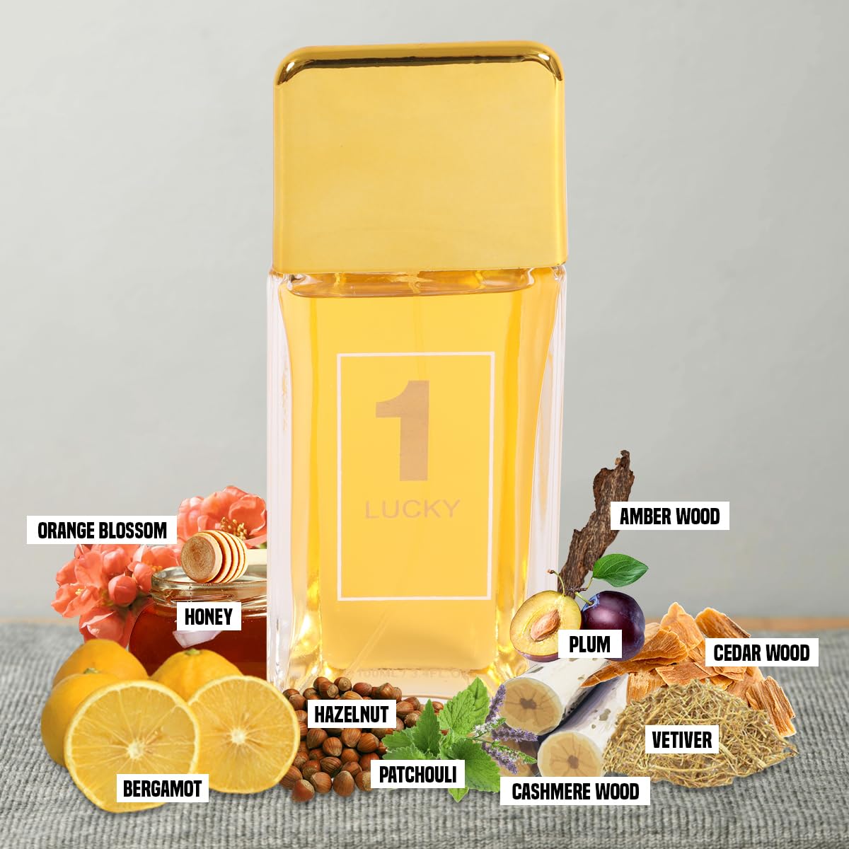 Lucky 1 Spray Cologne - Eau De Toilette for Men - 3.4 fl.oz