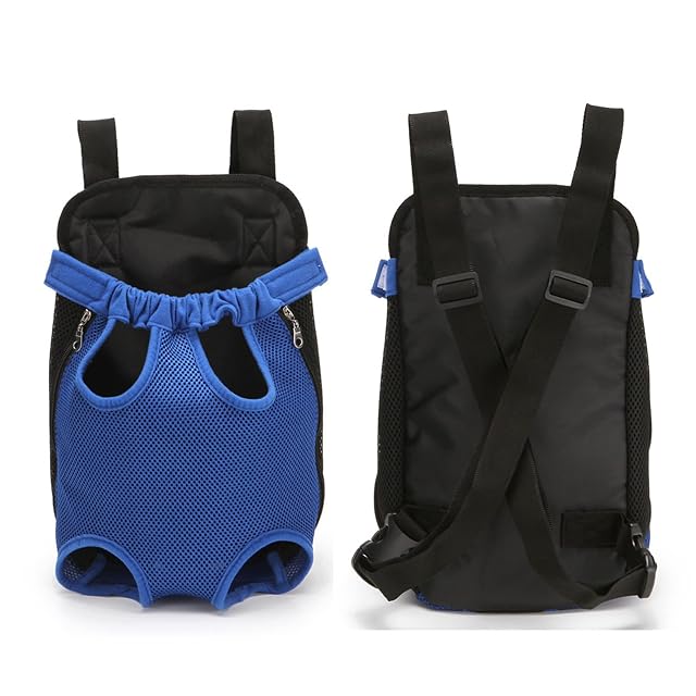 Portamascotas Frontal Piernas, Manos Libres, Nylon Mascota Frontal Mochila para Viajes para Gatos (S)