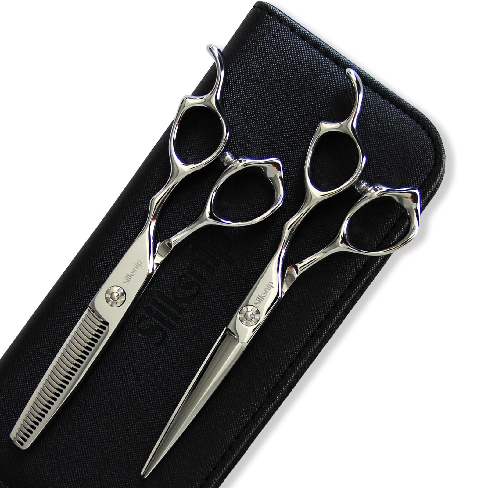Photo 1 of Silksnip 6" Hair Cutting & Thinning Shears Set