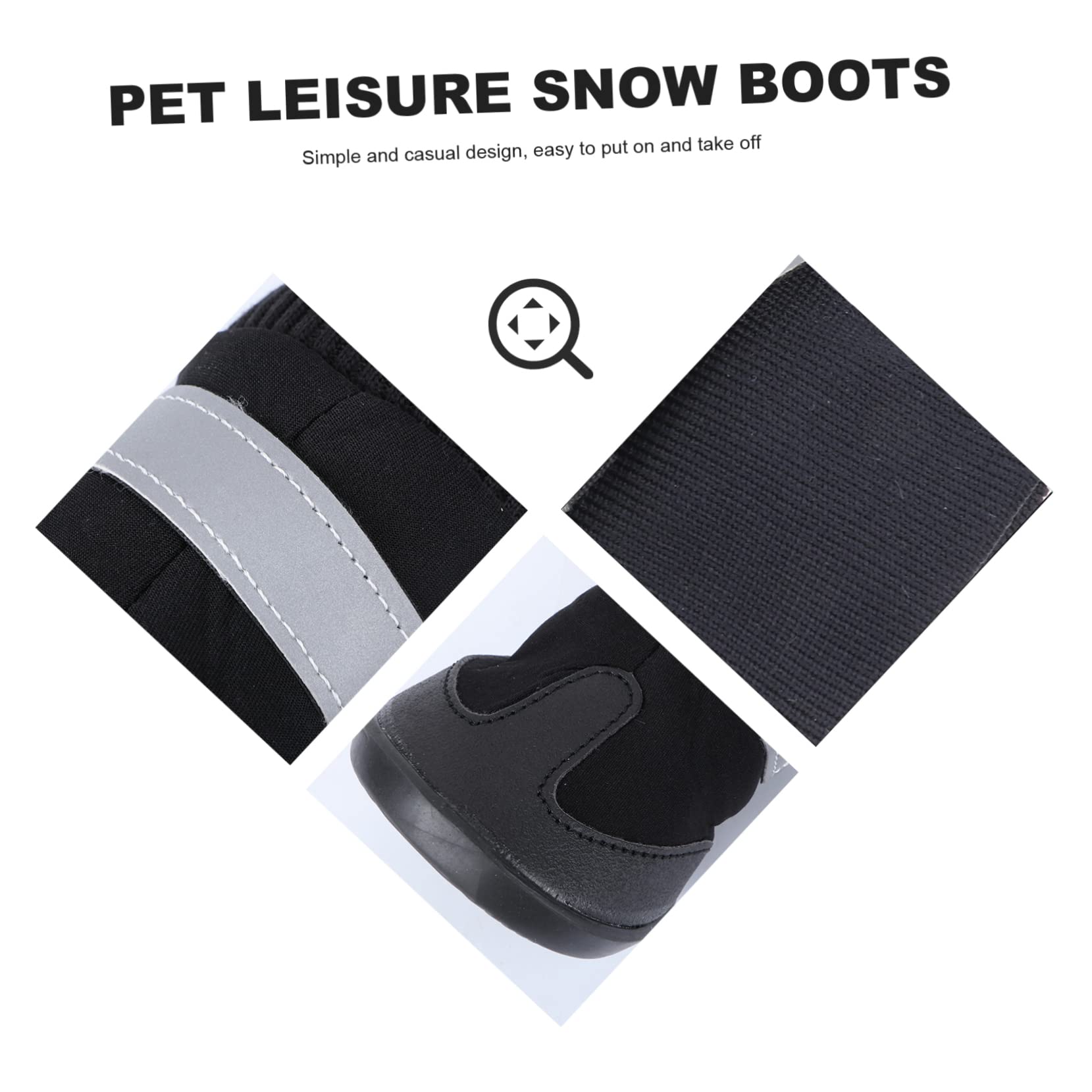 BESPORTBLE 12 Pièces Chaussures d'hiver pour Chaussures Chihuahua pour Chiens Bottes Petit Bottes d'hiver pour Bottes Chaudes pour Chaussures pour Chiens de Compagnie