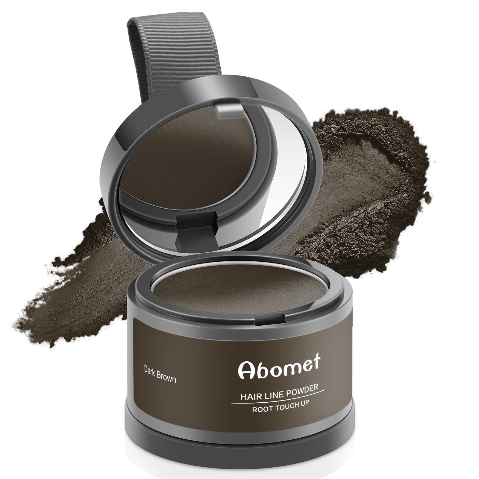 Root Touch Up Instantly Gray Hair Coverage Hairline Powder Dark Brown for Women Men Hair Fibers For Thinning