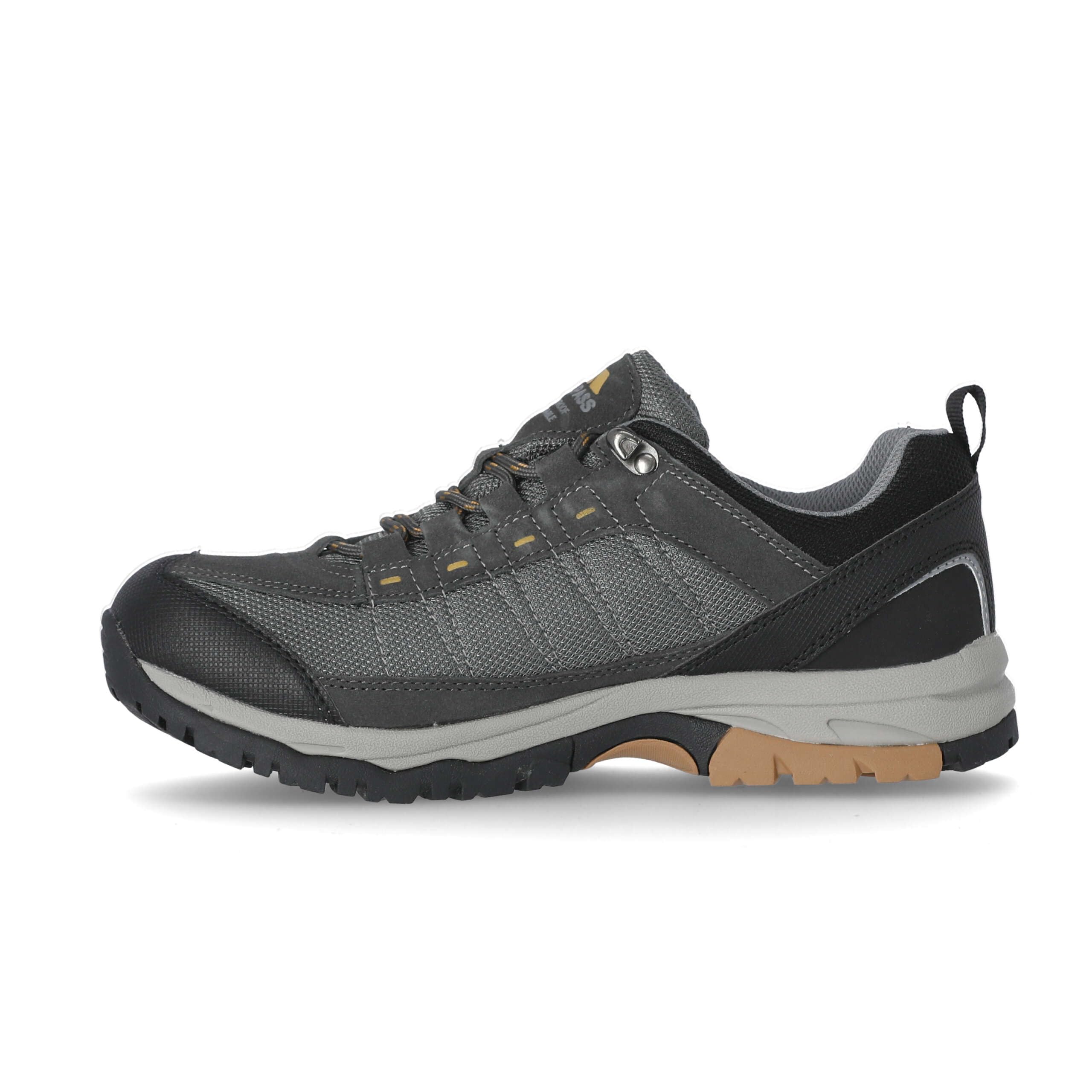 Trespass Scarp B - Scarpe da passeggio da uomo con membrana impermeabile e traspirante, linguetta rinforzata, protezione per le dita dei piedi, intersuola stabilizzante ammortizzata, plantare sagomato
