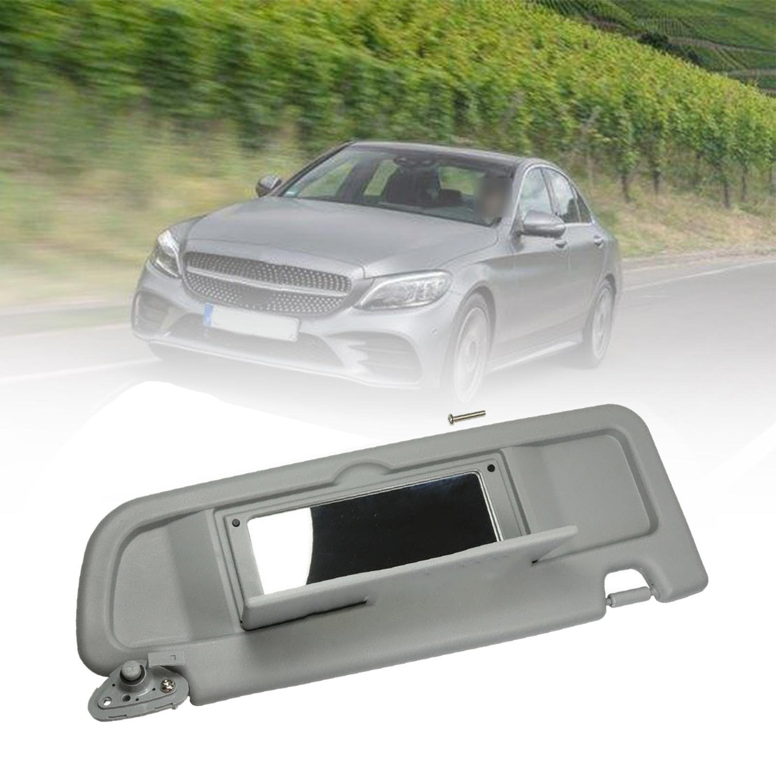 Autovettura Aletta Parasole Per Civic 2006-2011 Destra Parasole Regolabile Grigio Comoda Installazione Veicolo Pezzi Di Ricambio 83280-SNA-A01ZC Car Aletta Parasole