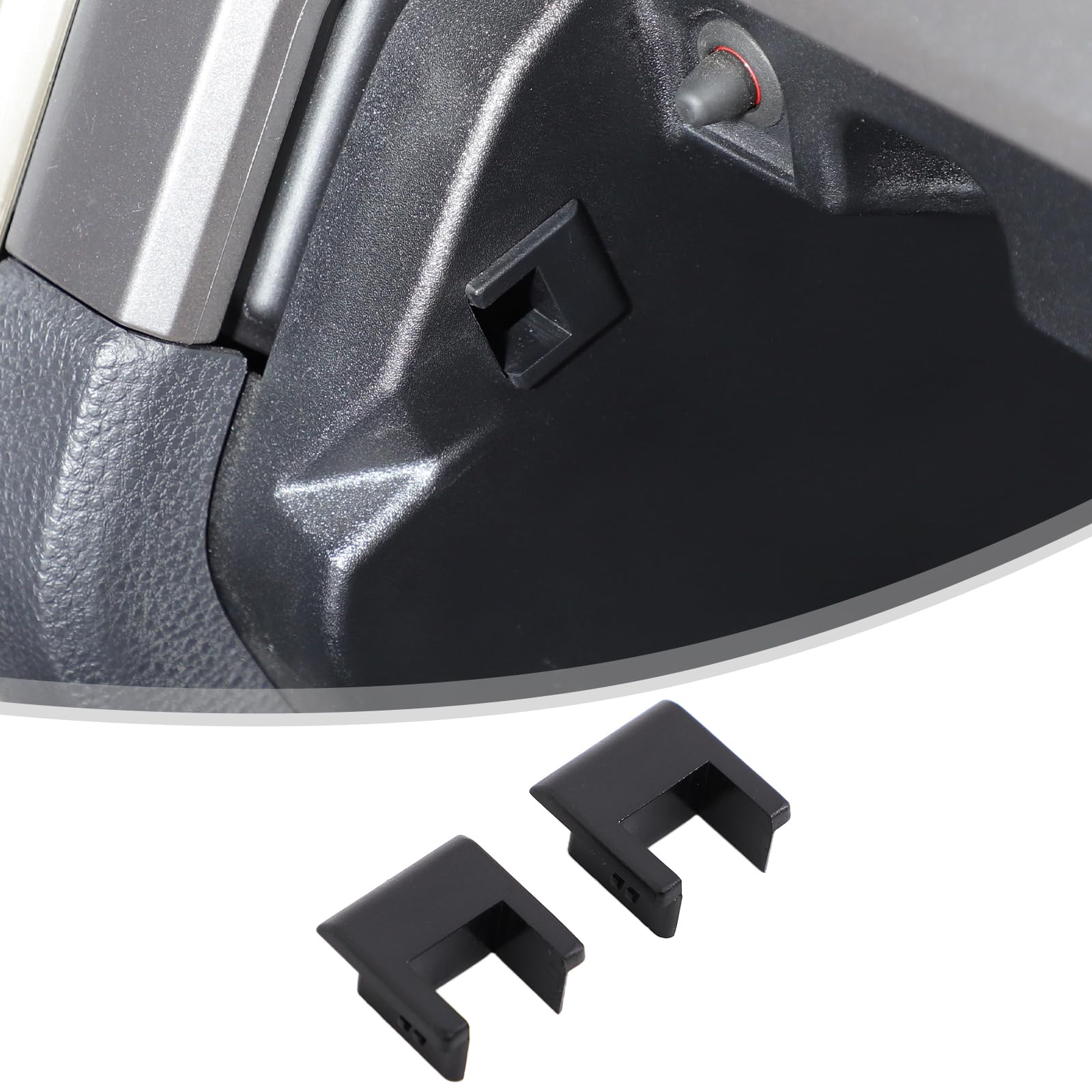 Photo 1 of Daeiclru Glove Box Fix Inserts Compatible with Toyota Tacoma 2024 2025+, Glove Box Door Fixed Position Buckle for Eliminate The Gap at The top and or Rattle 4th Gen Tacoma Interior Accessories