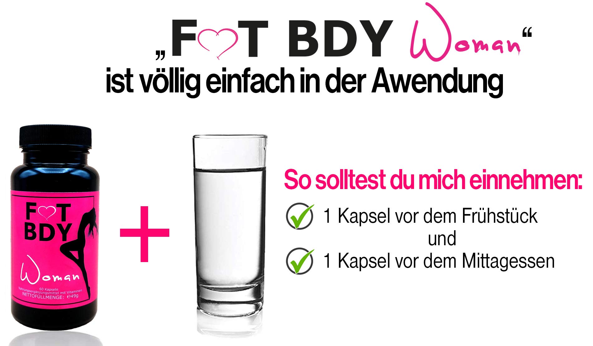 FIT BDY - WOMAN mit Garcinia Cambogia; 60 Kapseln