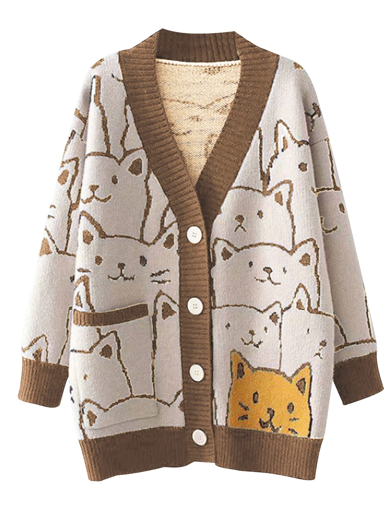 Cat Cardigan Sweater