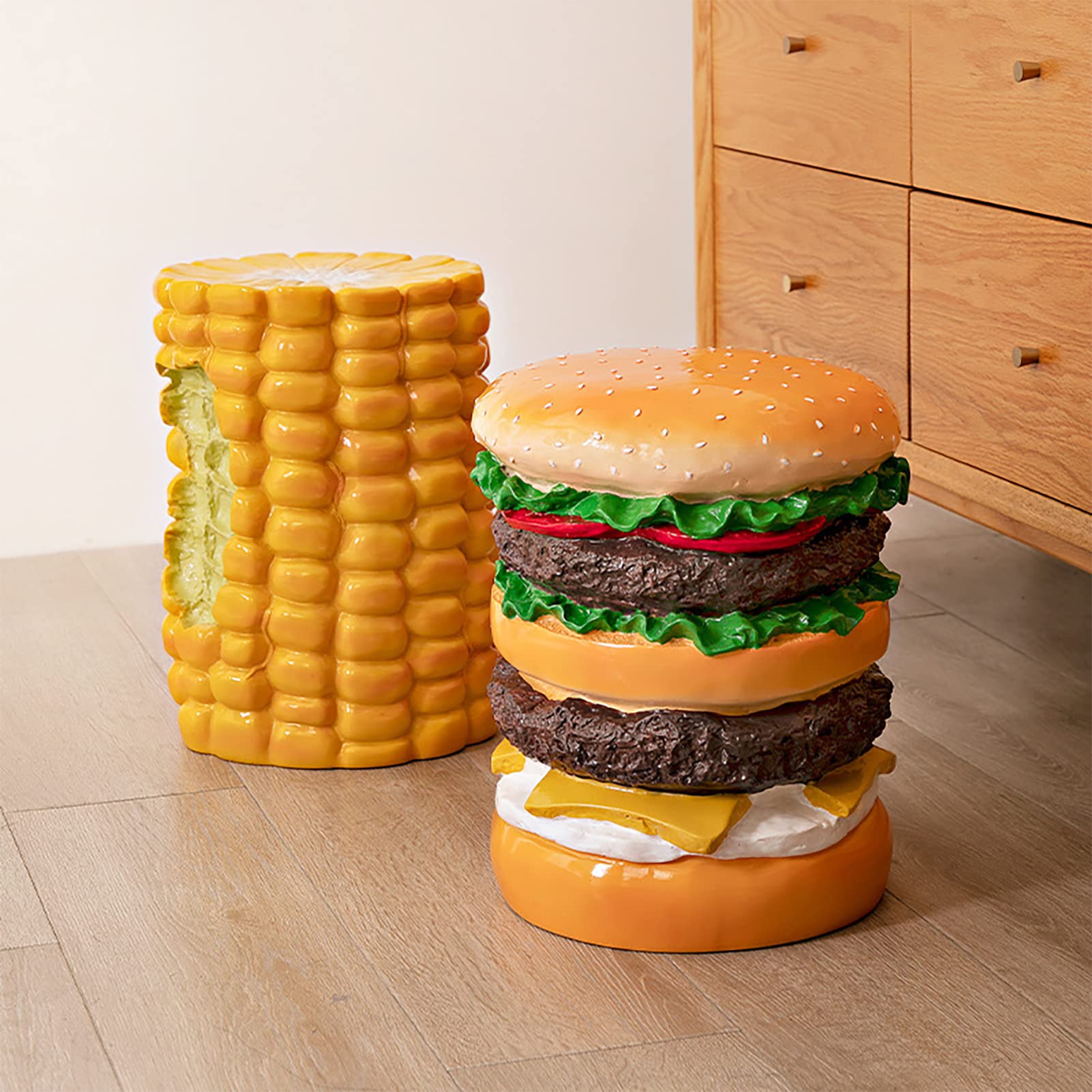 Amazon.co.jp: ハンバーガースツール、コーンスツール、クリエイティブ
