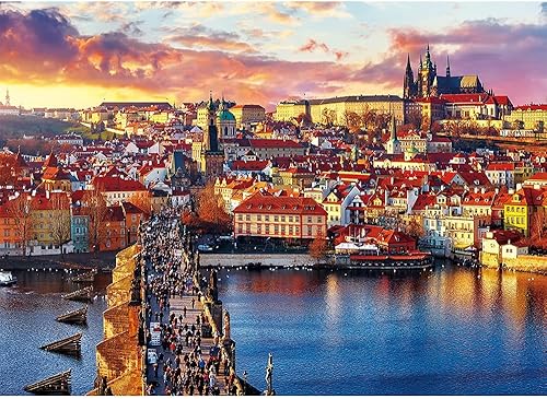 Miniatura 3 de MaxRenard - Rompecabezas de 1000 piezas para adultos con paisaje del Big Ben en Londres decoración para la pared del hogar regalo juego de desafío