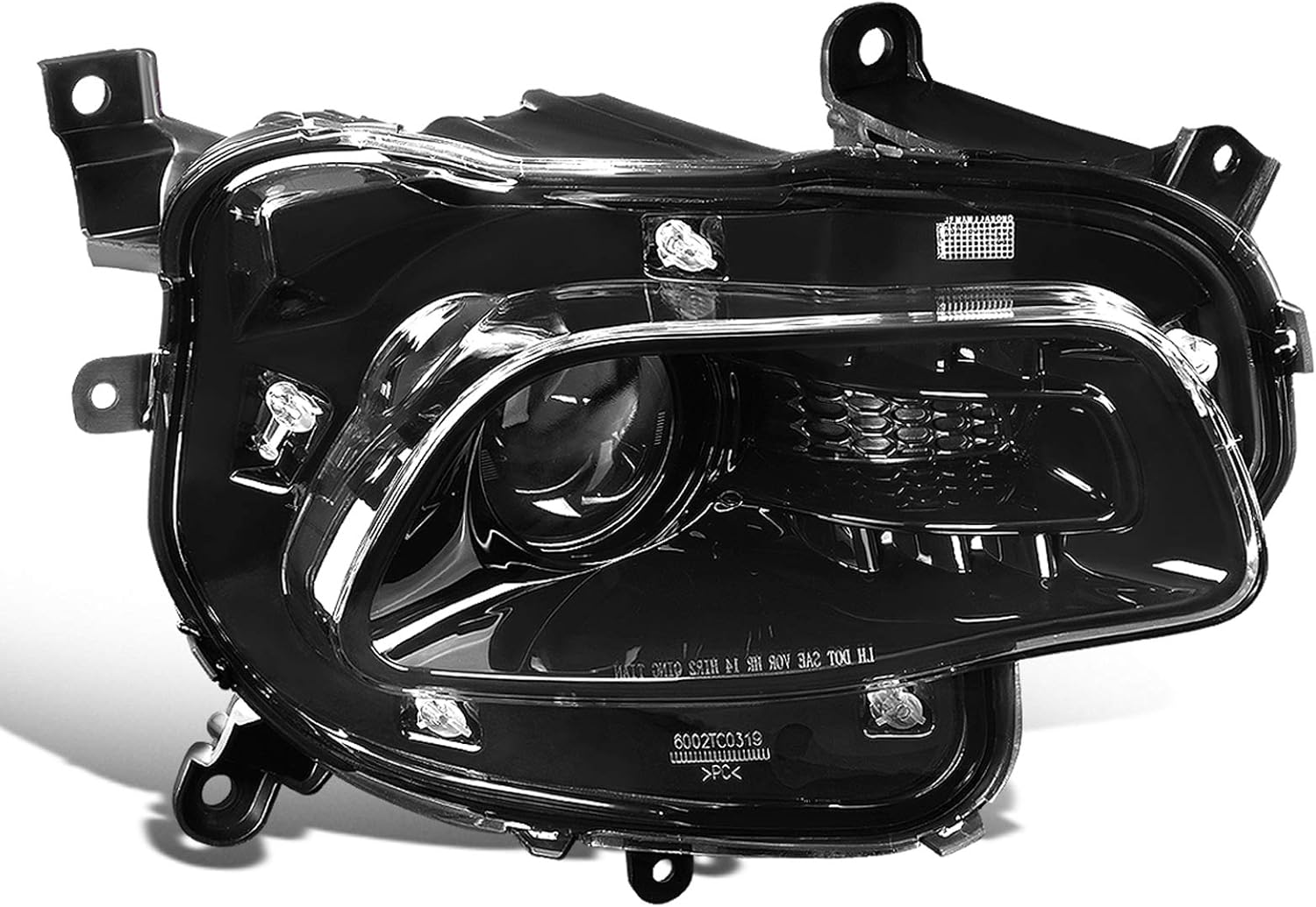 DNA MOTORING OE Style passenger Right Side Projector Headlight Replacement Compitable with 2014-2018 Cherokee, OEM-HL-0126-L