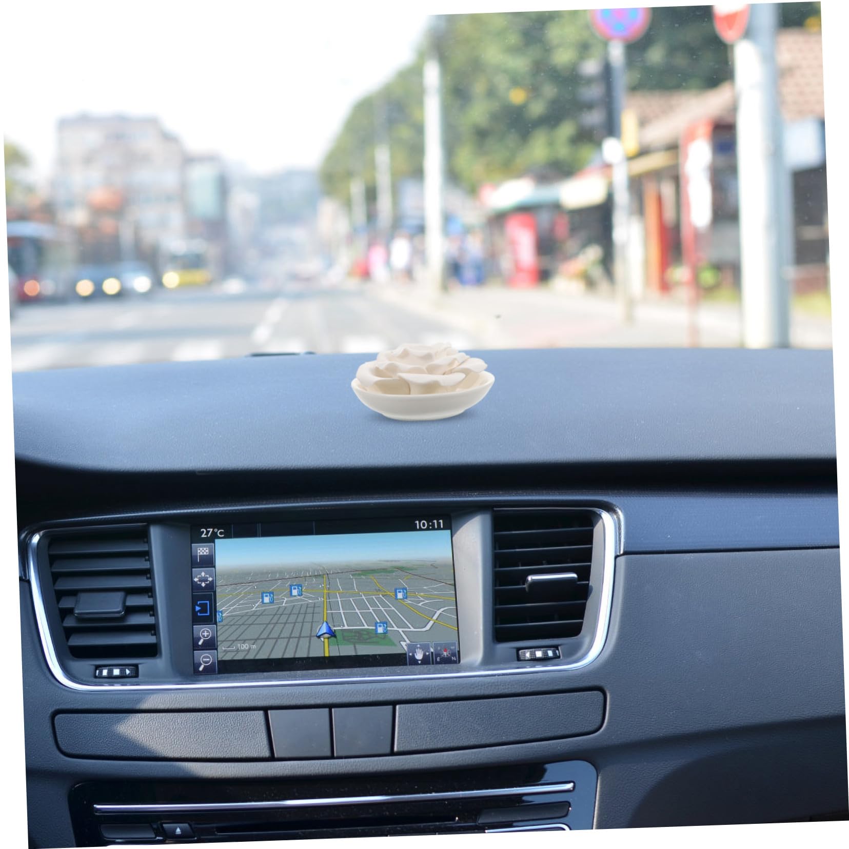 Blütenförmiger Passiver Diffusor aus Gips für Auto und Zuhause