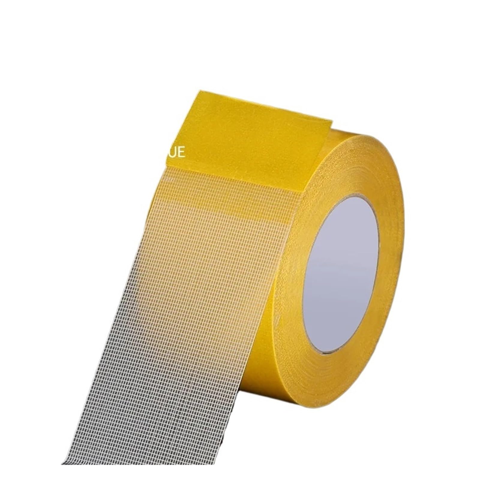 Zelt Reparaturband 10 m doppelseitiges Klebeband, hochviskose Gitterfaser, transparent, klebrige, wasserfeste Klebebänder aus Fasergewebe(5rolls,10M_50MM)
