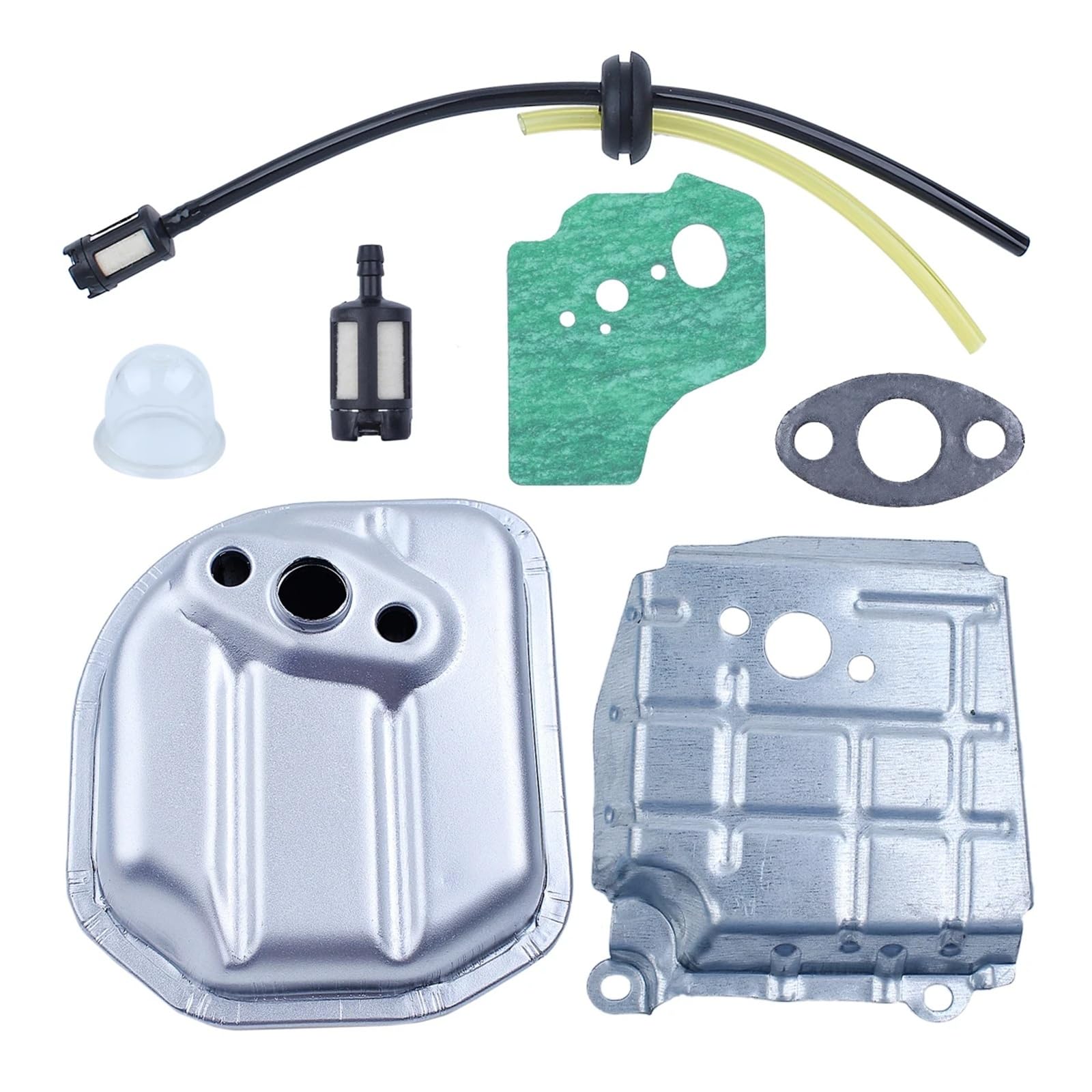 Junta aislante de escape for GX35, GX35NT, HHT35S, UMK435, cortacésped, motosierra, repuestos, Motosierra Gasolina