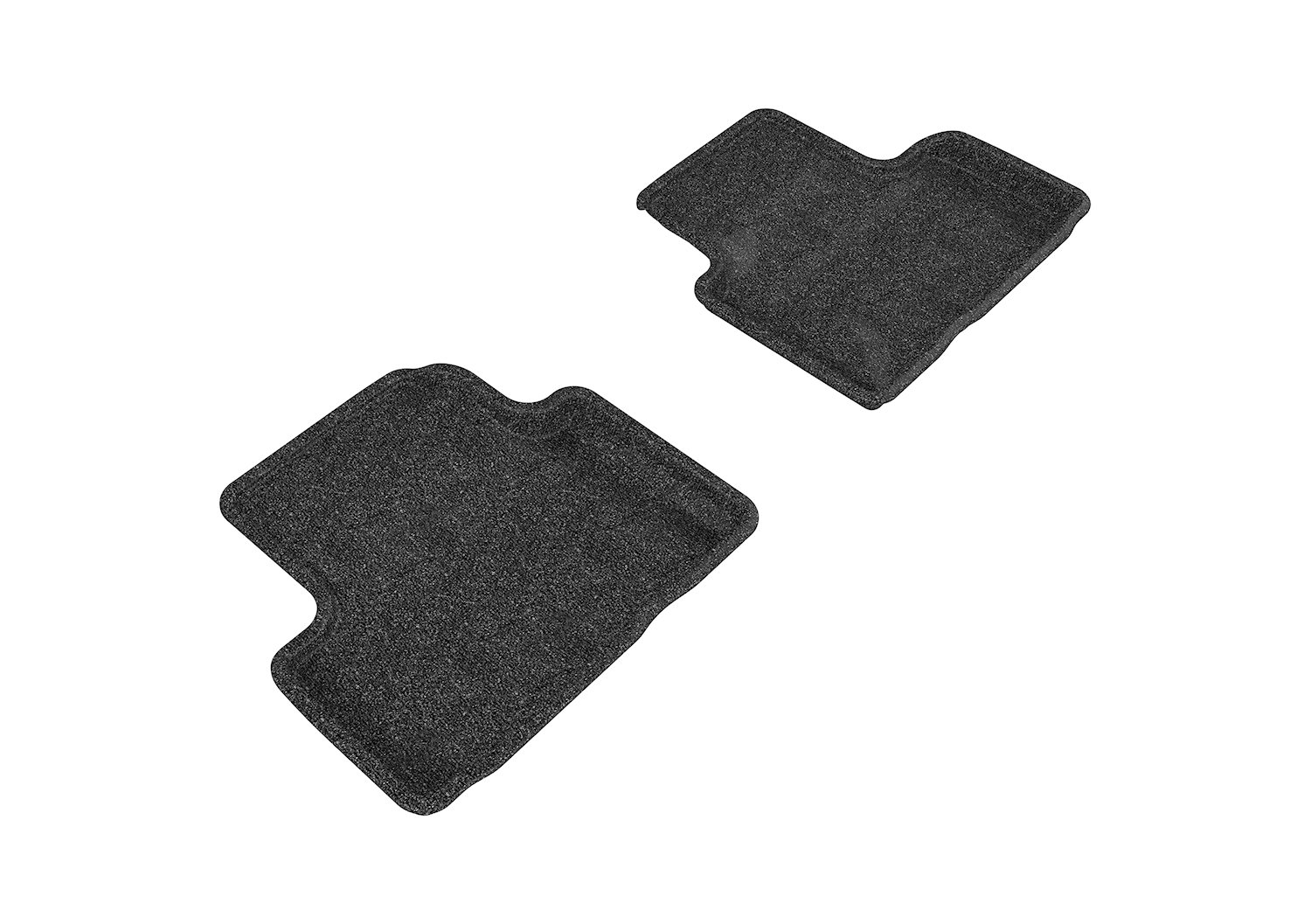 3D MAXpider Second Row Custom Fit Floor Mat for Select Infiniti G35/G37 Models - Classic Carpet (Black)