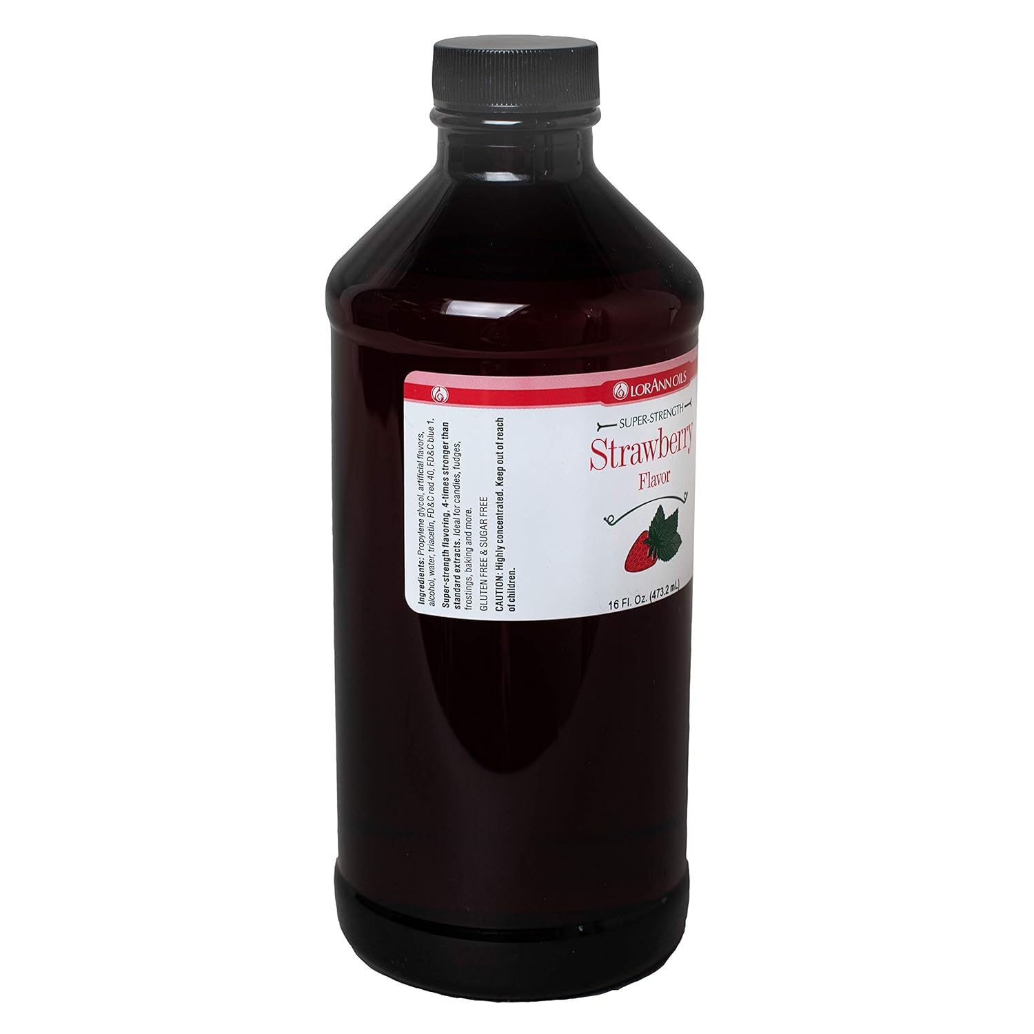 LorAnn Strawberry SS Flavor, 16 ounce bottle