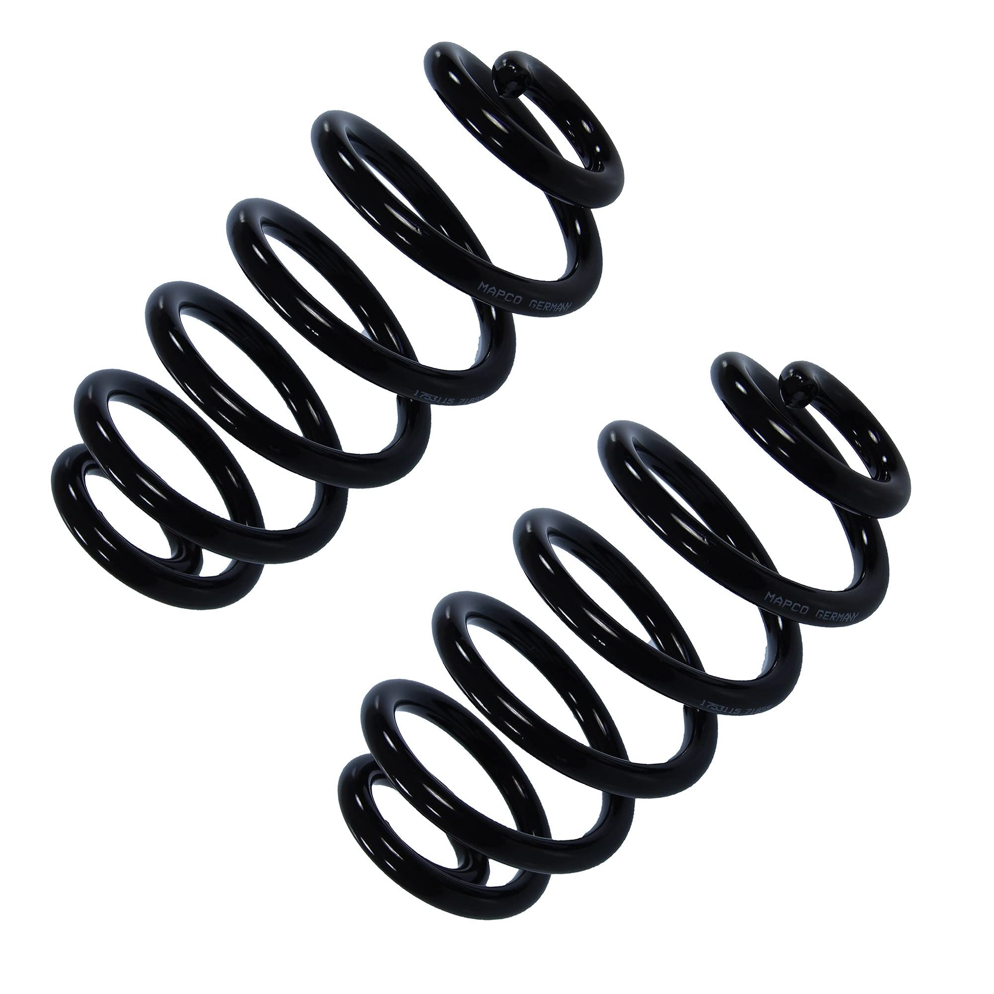 BESTPRICE 2x molla sospensione posteriore destra e sinistra Compatibile con A udi A4 B6 Avant (8E5), A4 B7 Avant (8ED), SEAT EXEO (3R2)