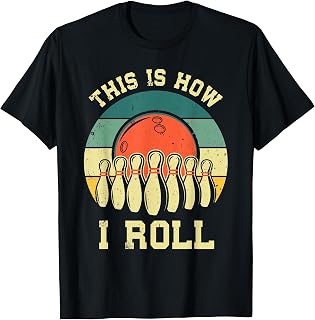 Cool Bowling Art For Men Women Bowler Track Bowling Bowlers T-Shirt